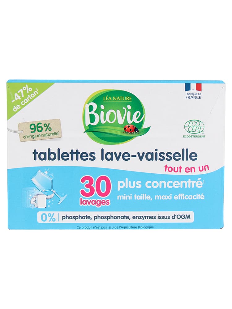 Biovie Tablettes Lave-Vaisselle 30 Unités